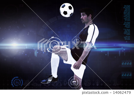 Composite image of football player 14062479