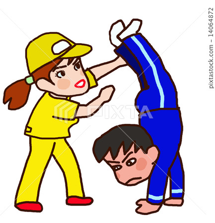 女教師教導倒立 女教師教導倒立 14064872