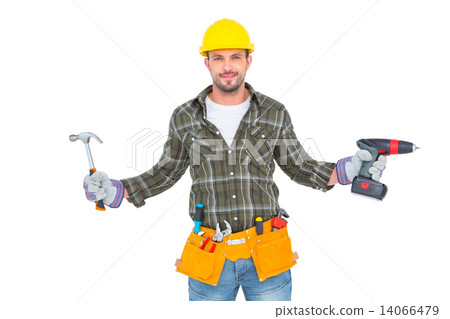 handyman wearing tool belt 14066479