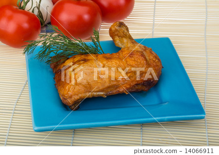 Roasted chicken leg 14066911
