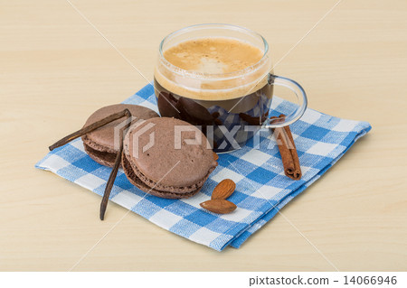 Coffee with macaroons Coffee with macaroons 14066946