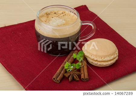 Coffee with macaroons 14067289