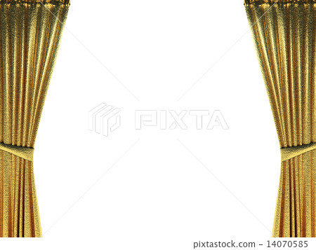 velvet curtain opening scene 14070585