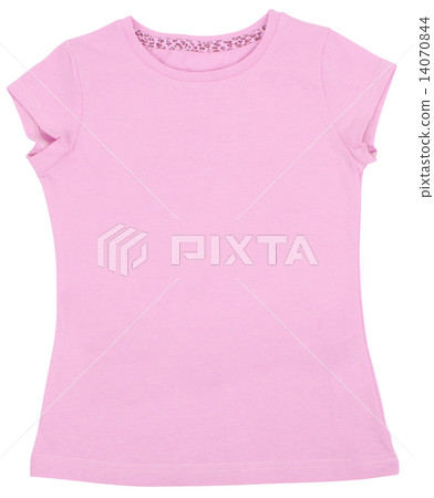 Women's pink shirt Isolated on white background. Women's pink shirt Isolated on white background. 14070844
