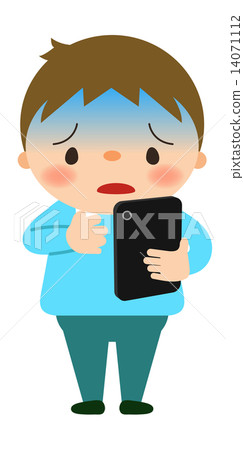 A boy with a smartphone 14071112