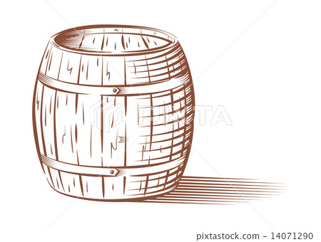 Vector beer or wine barrel 14071290