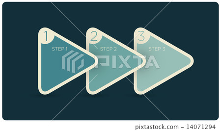 Vector triangle infographics 14071294