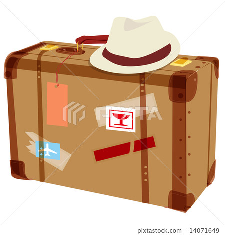 Panama hat on the trunk 14071649