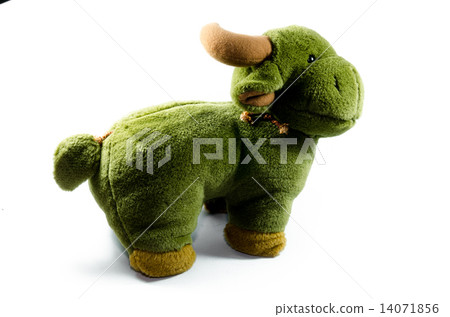 stuffed cow on a white background 14071856