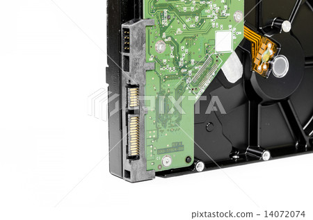 desktop hard disk drive on white background desktop hard disk drive on white background 14072074