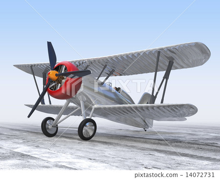 等待雙翼飛機 14072731