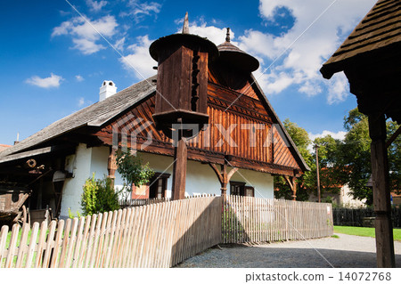 Historic rural wooden house in an open-air museum Historic rural wooden house in an open-air museum 14072768
