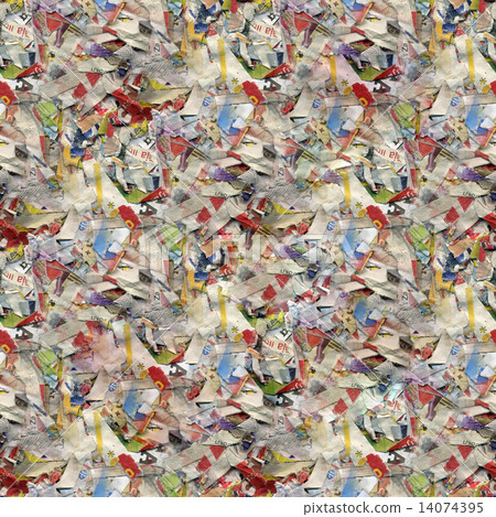 Shredded Paper Seamless 14074395