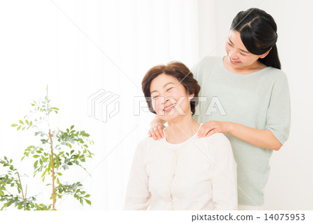 Two-generation woman image 14075953