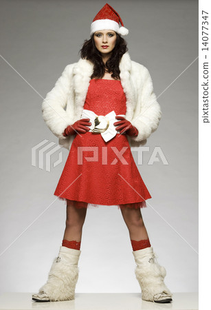 santa girl santa girl 14077347