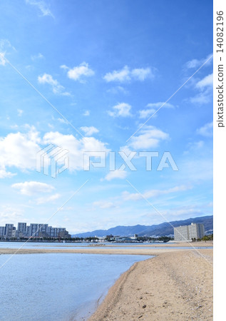 西宮市Omakehama / Kaorakuen海灘 14082196