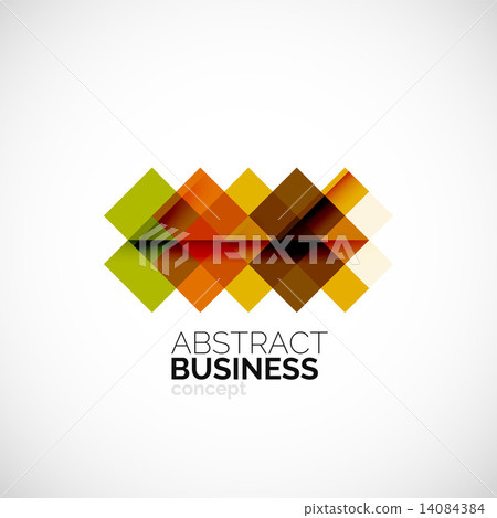 Square concept, company logo design element Square concept, company logo design element 14084384