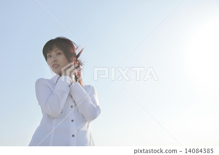 Sky and women Sky and women 14084385