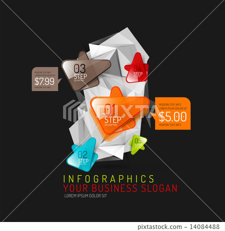 Vector fresh business abstract infographic - Stock Illustration ...
