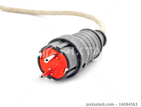 electric cable isolated 14084563