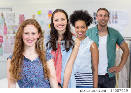 Confident and attractive fashion designers 14087429