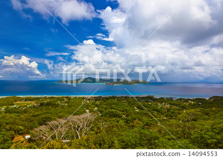 Island Praslin at Seychelles 14094553