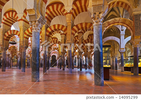 Great Mosque Mezquita interior in Cordoba Spain Great Mosque Mezquita interior in Cordoba Spain 14095299