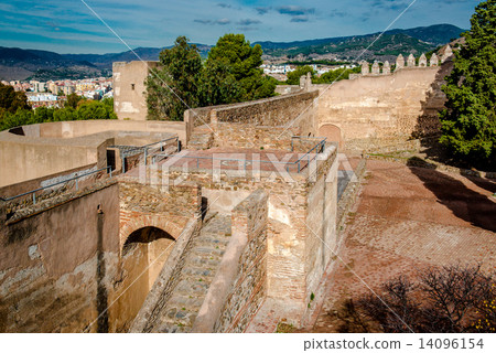 Gibralfaro fortress (Alcazaba de Malaga). Malaga city. Spain Gibralfaro fortress (Alcazaba de Malaga). Malaga city. Spain 14096154
