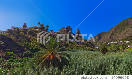 Hermigua valley in La Gomera island - Canary 14096608