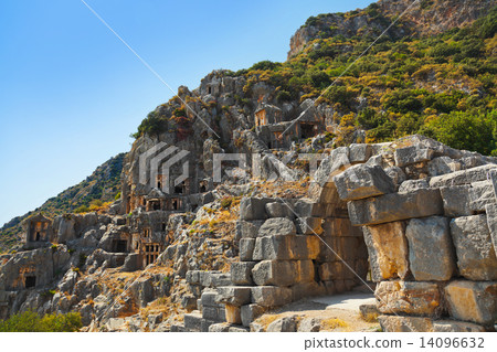 Ancient town in Myra, Turkey Ancient town in Myra, Turkey 14096632