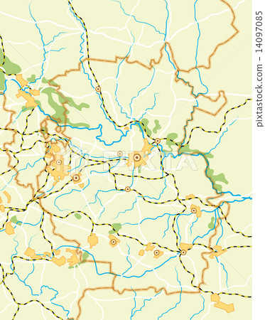 Vector Map of The Country Vector Map of The Country 14097085