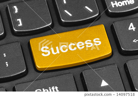 Computer notebook keyboard with Success key Computer notebook keyboard with Success key 14097518