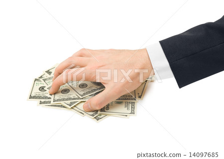 Hand and money 14097685