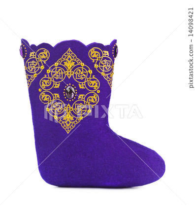 Felt boots with ornament 14098421