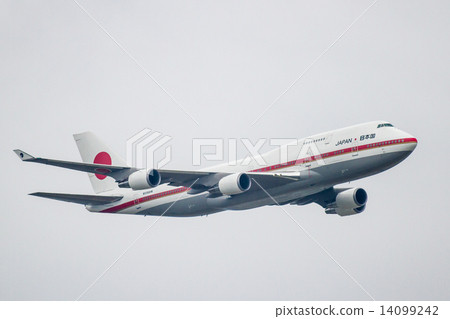 航空自衛隊波音747-400政府專用機 14099242