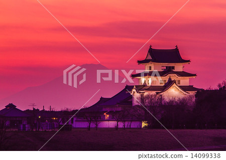 Sekijuku Castle and Mt. Fuji Sekijuku Castle and Mt. Fuji 14099338
