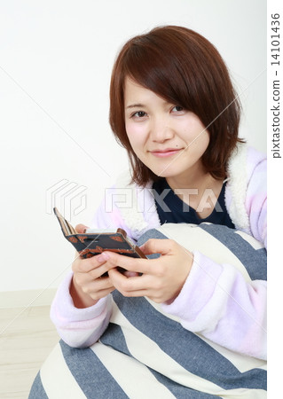 smartphone, sumaho, female 14101436