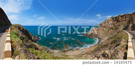 Coast in Tenerife island - Canary Spain Coast in Tenerife island - Canary Spain 14105473