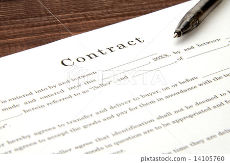 Contract and ballpoint pen Contract and ballpoint pen 14105760
