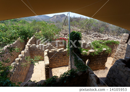Maze, labyrinth in Lost City, South Africa 14105953