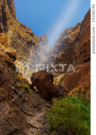 Famous canyon Masca at Tenerife - Canary 14106140