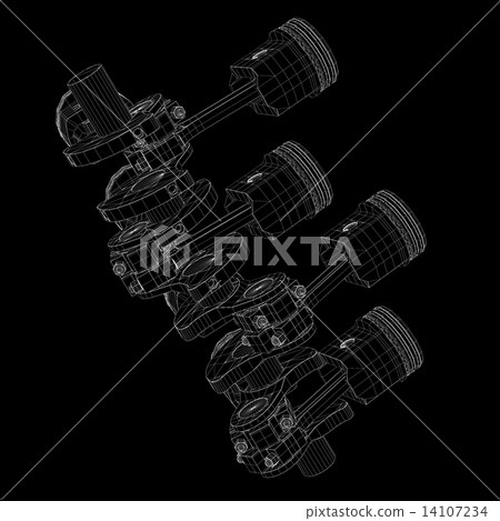 Pistons, V8 engine 14107234