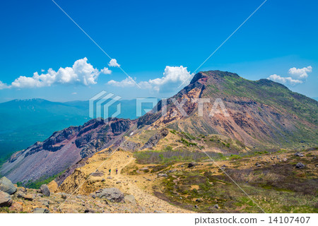 Mt. Bandai, ridgeline of Kushigamine 14107407