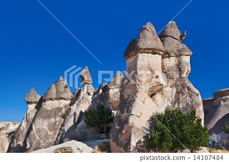 Rock formations in Cappadocia Turkey 14107484