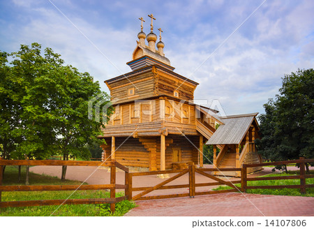 Wooden church in Kolomenskoe - Moscow Russia 14107806