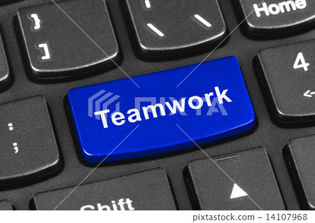 Computer notebook keyboard with Teamwork key Computer notebook keyboard with Teamwork key 14107968