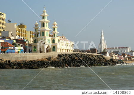 southernmost point of India. Comorin or Kanyakumari, Tamilnadu, 14108863