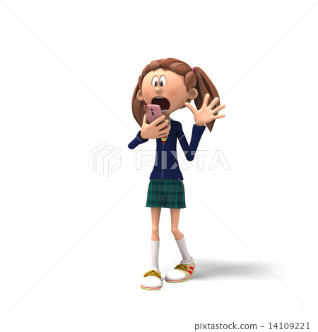 permingSCOOLGIRL 006女學生3DCG插畫素材 14109221