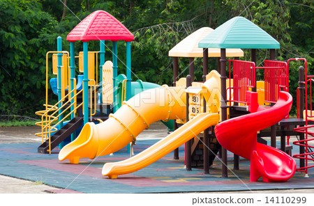 Colourful playground equipment 14110299