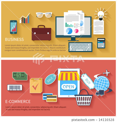 Internet business and payment concept icons Internet business and payment concept icons 14110328